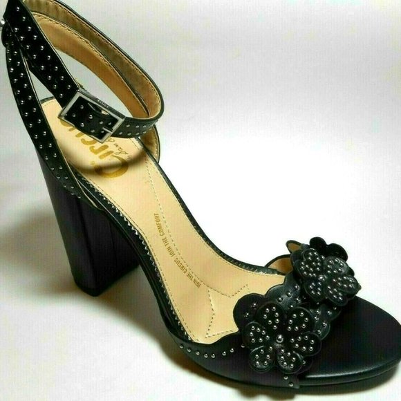 SAM EDELMAN Black High Heel Sandals - Picture 1 of 7